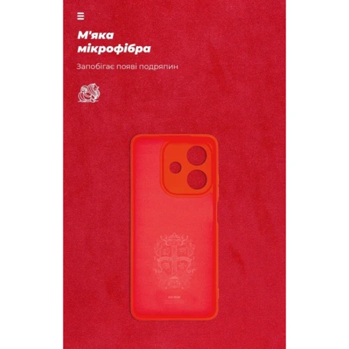 Чехол для телефонов ArmorStandart ICON Case Camera cover Red for OPPO A3 4G / A3x 4G / A40m 4G (ARM80885): Цвет красный