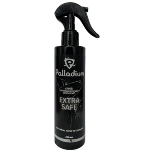 Спрей от блох и клещей Palladium Extra Safe для собак, кошек и грызунов 250 мл (4820150205027)