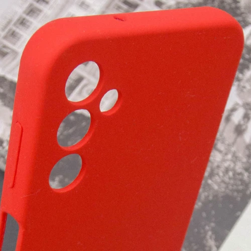 Чехол для телефонов Lakshmi Premium Case Silicone Cover Full Camera Red for Samsung A256 Galaxy A25 5G: Пленка в комплекте нет