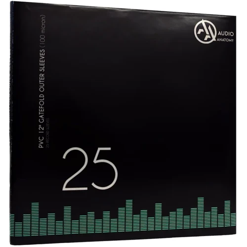 Audio Anatomy 25 X 12" PVC Outer Sleeves 100 Micron (ACCLP036)