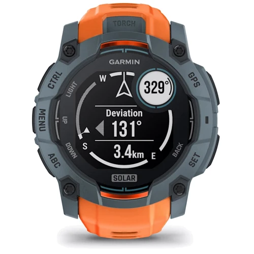 Смарт-часы Garmin Instinct 3 Solar 50mm Twilight with Solstice Band (010-02935-01) фото 10