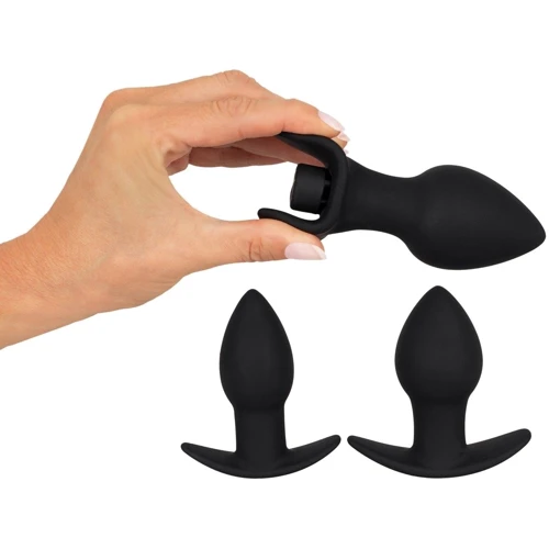 Набор анальных пробок Orion Black Velvets Butt Plug Set