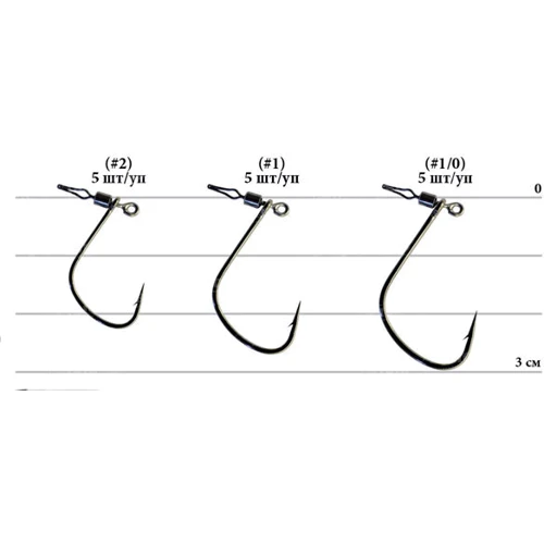 Крючок Decoy Worm 120 HD Hook masubari 1, 5шт (1562.01.27): Тип Дроп-шот