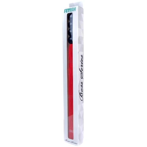 Силиконовый флогер Fetish Boss Series - Silicone Whip Red 14" (BS6100041)