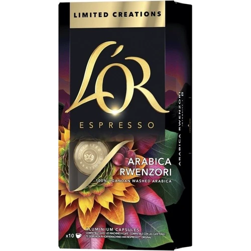 Упаковка кофе в капсулах L'OR Espresso Arabica Rwenzori Uganda Limited Creations 7 10x52 г (8711000482889): Страна производитель Франция