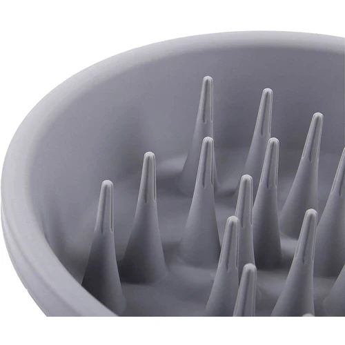 Миска Dexas силиконовая Slow Feeder Dog Bowl для медленного кормления 1.44 л Темно-серый (PW301-432-429)): Материал Силикон