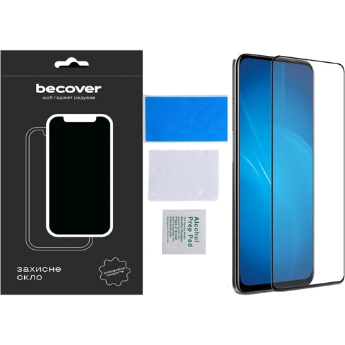 Аксесуар для смартфона BeCover Tempered Glass Black для Infinix Smart 8 Plus (X6526) (710652): Колір черный