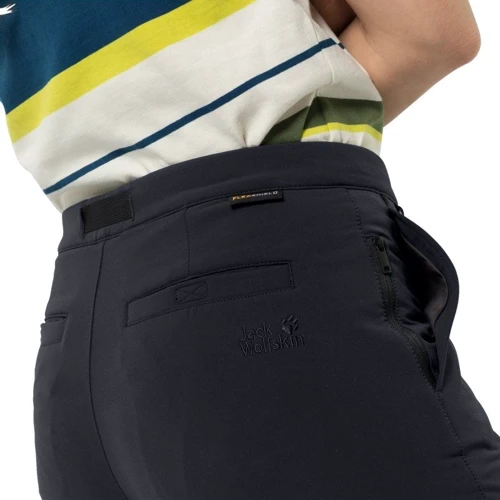 Брюки Jack Wolfskin Winter Lifestyle Pants W 1506911-6000 50 черные: Фасон Классика