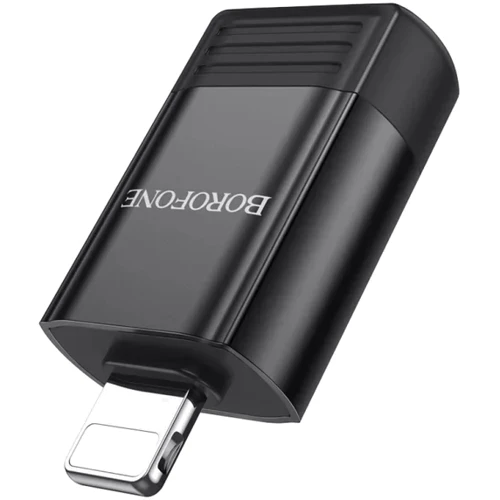 Адаптер Borofone Adapter BV18 Lightning to USB2.0 Black: Дополнительные разъемы USB OTG