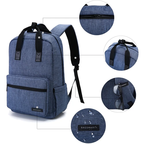 Сумка для ноутбуков Bagsmart 14" ALTADENA Blue (BM0140004A031) фото 5