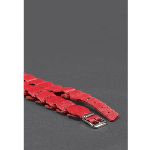 Женский ремень BlankNote Saffiano красный (BN-BELT-1-bw-red): Тип Ремни