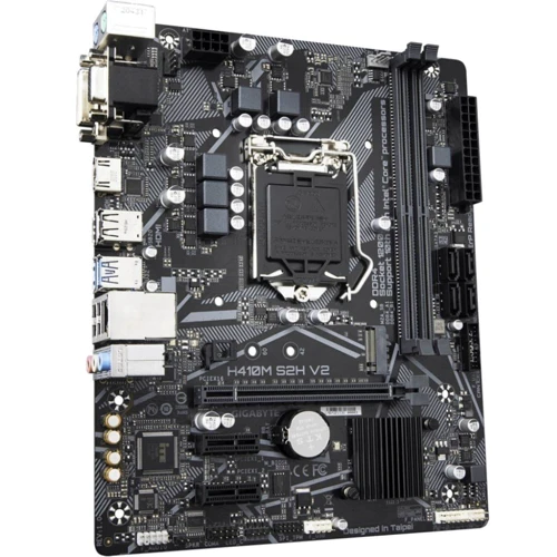 Gigabyte H410M S2H V2: Роз'єми на задній панелі USB 2.0, USB 3.2 Gen 1