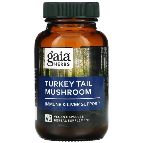 Gaia Herbs Turkey tail mushroom Різнокольоровий трутовик 40 веганських капсул: Стать Унисекс