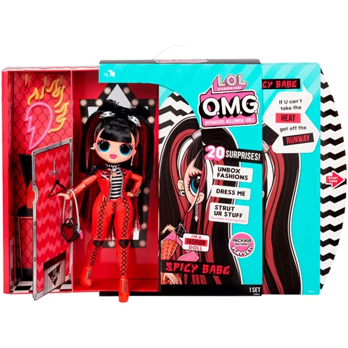 Игровой набор с куклой L.O.L. Surprise! серии O.M.G. S4 Спайси-Леди с аксессуарами (572770): Возраст от 1 года