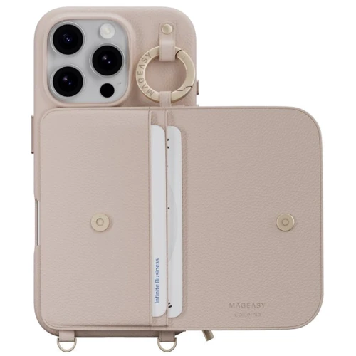Чохол для iPhone Switcheasy Pouch M Wallet Phone Case with Stand Rose (MPH66P264RS24) для iPhone 16 Pro