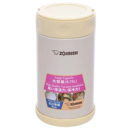 Пищевой термоконтейнер ZOJIRUSHI SW-FCE75YP 0.75 л бежевый