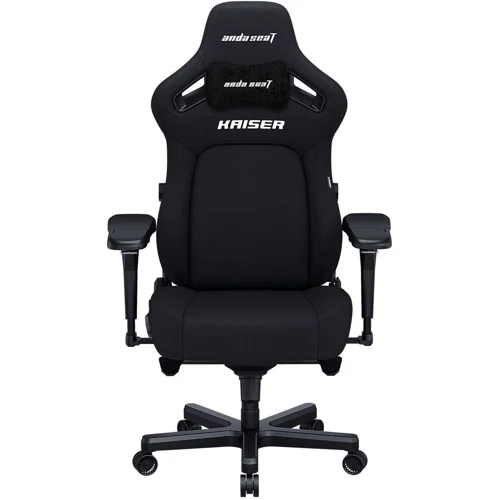 Кресло игровое Anda Seat Kaiser 4 Black Fabric Size L (AD12YDDC-L-20-B-CF) фото 1