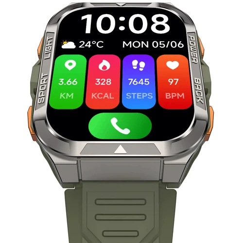 Смарт-часы Blackview W80 Pro Green: Время работы до 15 дней