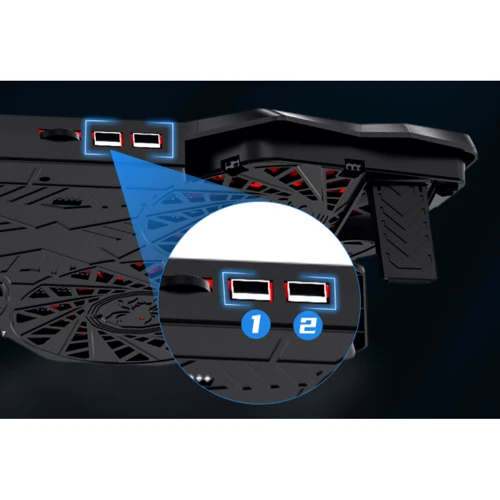 Подставка для ноутбука XOKO NST-041 охлаждающая (XK-NST-041-BK): Максимальный размер дисплея 17"