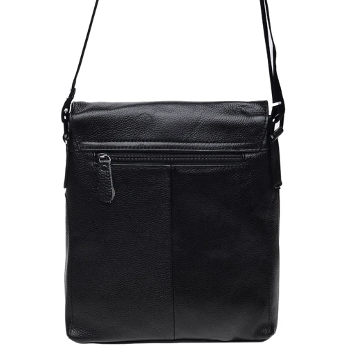 Чоловіча сумка планшет Borsa Leather чорна (K18168-black): Стать Чоловік