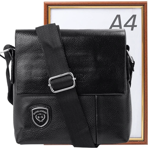 Чоловіча сумка планшет Valiria Fashion чорна (4DETBI7685-3): Стать Чоловік