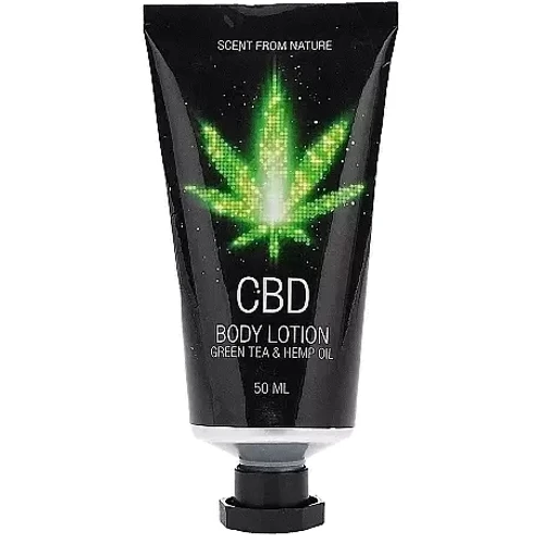 Набір після ванни та душу CBD Gift set - GREEN TEA & HEMP OIL (4 предмети)