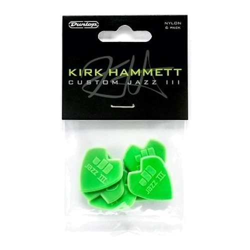 Медіатор Набор медиаторов DUNLOP 47PKH3N KIRK HAMMETT SIGNATURE JAZZ III: Тип Медіатор
