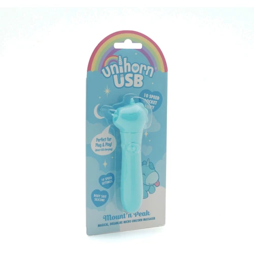 Вібратор-єдиноріжка Unihorn USB Bullet - Mount'n Peak, віброкуля, USB зарядка