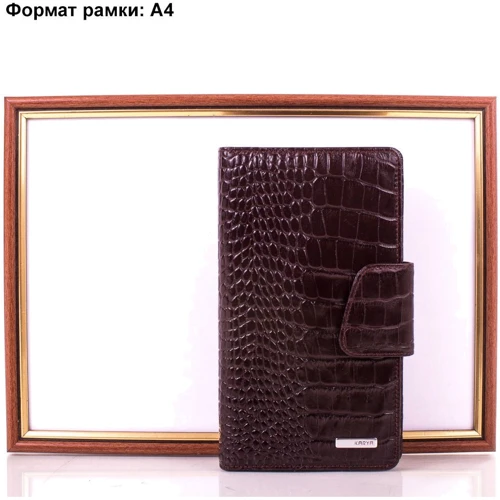 Жіноча візитниця Karya коричнева (SHI008-10KR) фото 8