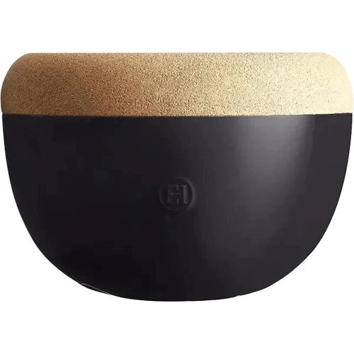 Ємність для зберігання Emile Henry Storage 35,8 см для овочів та фруктів з кришкою чорна (718764)