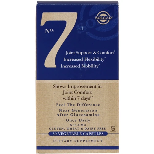 Solgar No 7 Joint Support Comfort Солгар Зміцнення суглобів 30 капсул: Тип комплексні