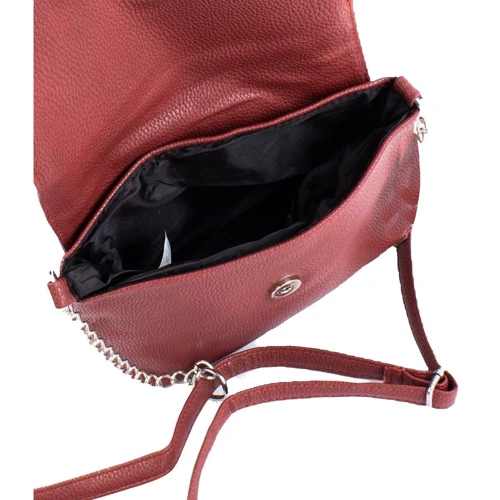 Женская сумка почтальонка Valiria Fashion бордовая (4DETBI2238-1): Пол Женский
