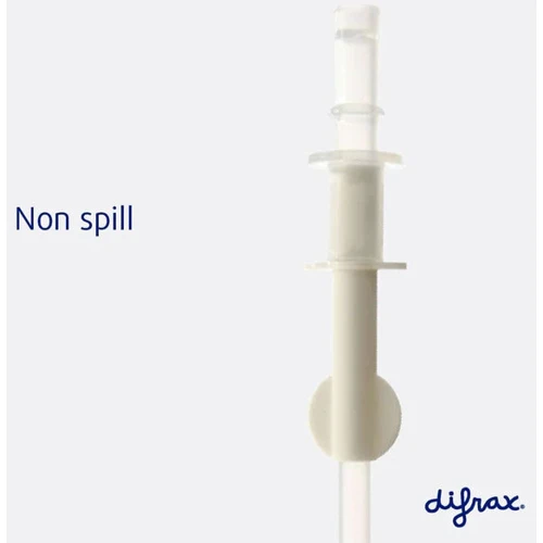 Чашка непроливайка Difrax Non-Spill із силіконовою соломинкою, 250ml (1010) фото 7