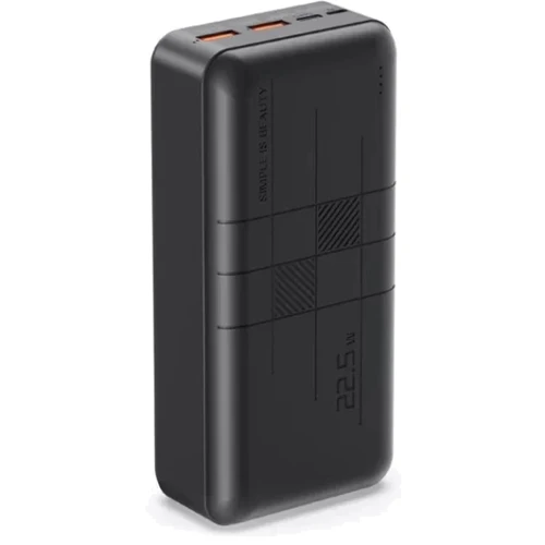 Внешний аккумулятор XO Power Bank 30000mAh PR189 Fast Charge Light Display 22.5W Black