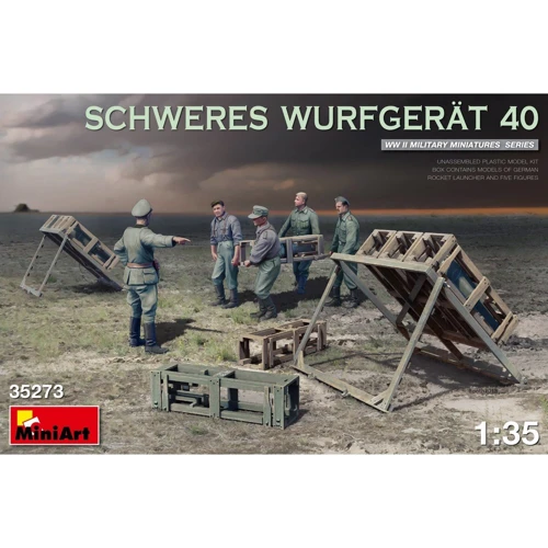 Сборная модель MiniArt MA35273 Немецкая Ракетная Установка S.W.s. 40: Масштаб 1:35