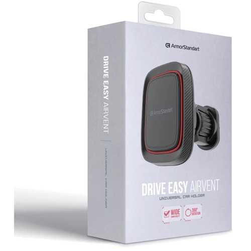 Держатель ArmorStandart Car Holder DriveEasy Airvent Black (ARM85739)