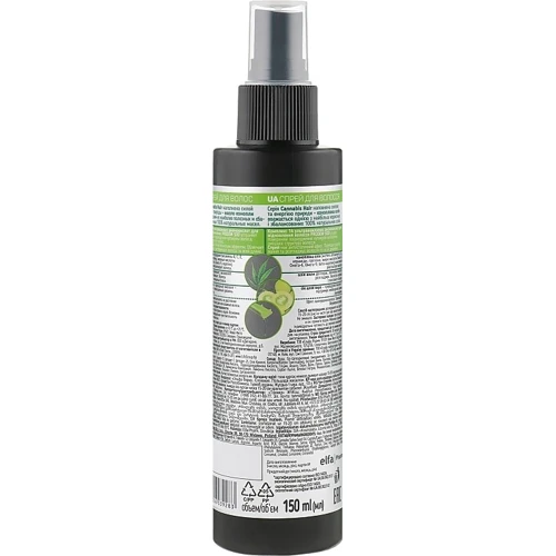Dr. Sante Cannabis Hair Спрей для волос с маслом конопли 150ml: Назначение Питание, Укрепление, Увлажнение, Восстановление