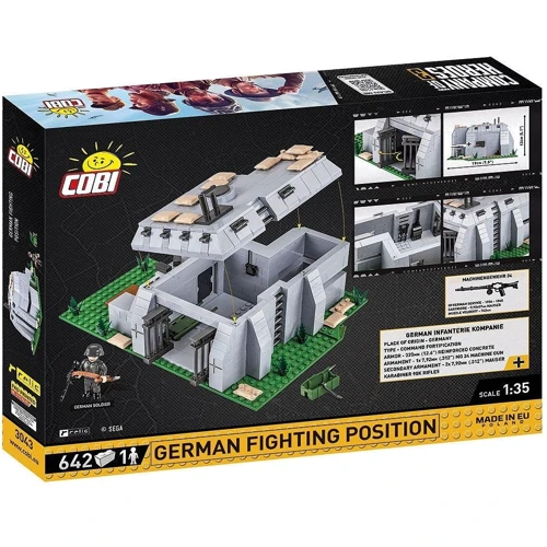 Конструктор COBI Company of Heroes 3 Німецький дот, 642 деталей: Рекомендований вік от 8 лет