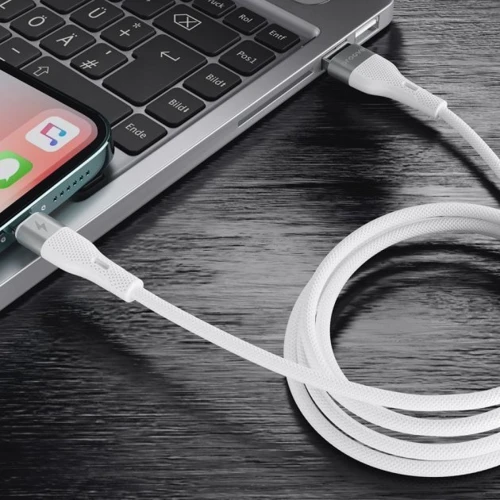 Кабель Proove Cable USB-C to Lightning Light Silicone 27W 1m White (CCLC27002102): Тип USB-C - Lightning