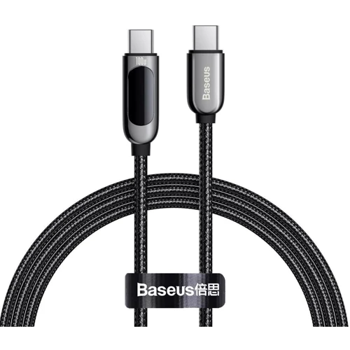 Кабель Baseus Cable USB-C to USB-C Display 100W 1m Black (CATSK-B01)
