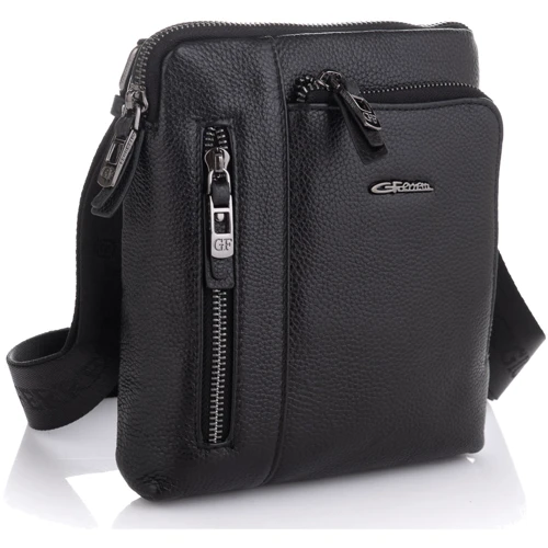 Мужская сумка через плечо Giorgio Ferretti черная (SHIGF3481-black)