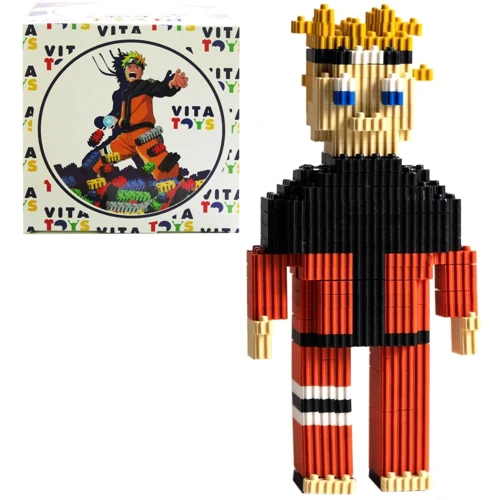 Конструктор VitaToys Pixel Heroes Наруто, 424 деталей (VTK 0052)