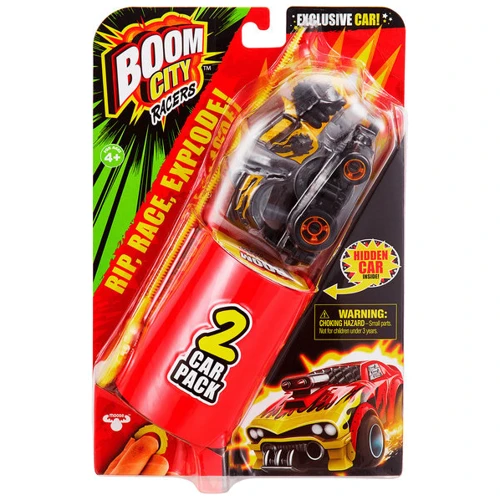 Набір-сюрприз Boom city racers - Roast'd 2 машинки з пусковим пристроєм (40058): Виробник Boom city racers