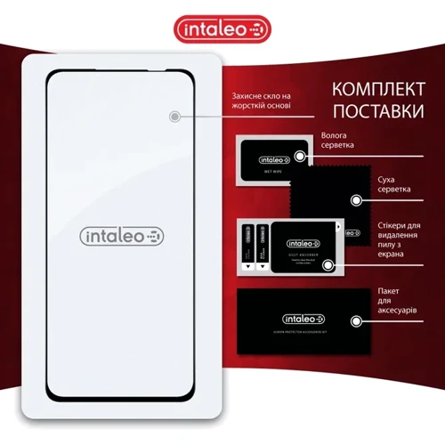 Intaleo Tempered Glass Full Glue Black for Realme 13+ фото 7