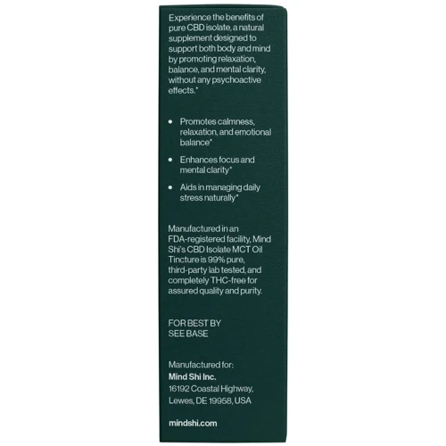 Масло Mind Shi CBD Oil Isolate 3000 mg Strawberry - 10 ml