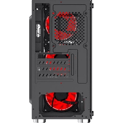 Корпус Xigmatek NYX 3F (EN43057): Материал передней панели сталь, закалённое стекло