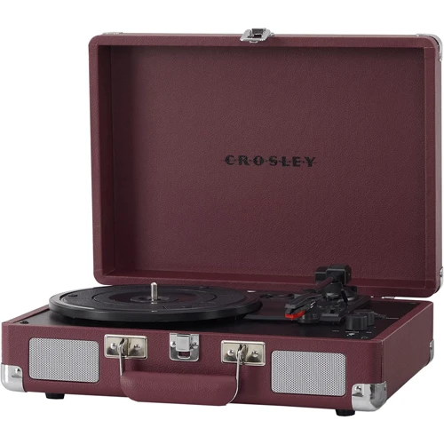 Виниловый проигрыватель Crosley Cruiser Deluxe (Burgundy): Материал тонарма Алюминий