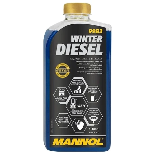 Присадка-антигель для дизельного палива Mannol Winter Diesel (1:1000), 1л (MN9983-1PET): undefined undefined