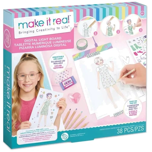 Набір для створення модних колекцій зі світловим планшетом Make it Real (MR3503)