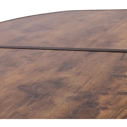 Стол для кемпинга Bo-Camp Melrose Oval 120x80 cm Black/Wood look (1404220): Материал каркаса Алюминий